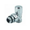 Кран отсекающий угловой Carlo Poletti Хром d1/2" х 24-19 FIRST (V140211CB)