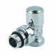 Кран отсекающий угловой Carlo Poletti Хром d1 / 2 "FIRST (V140410CB)