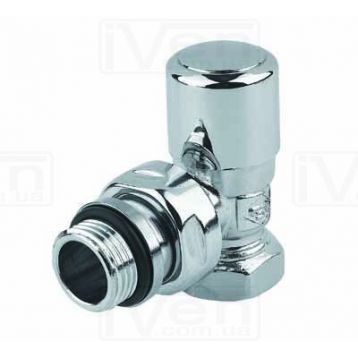 Кран відсікаючий кутовий Carlo Poletti ХРОМ d1/2" FIRST (V140410CB)