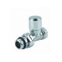 Кран отсекающий прямой Carlo Poletti Хром d1/2" FIRST (V140810CB)
