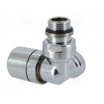 Кран-термостат трьохосьовий Carlo Poletti ХРОМ d1/2" DX (правий) FIRST CORNER (V176310CBDX)
