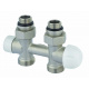 Вузол термостатичний Carlo Poletti THERMO PIASTRE НІКЕЛЬ прямий d1/2" З x 3/4" EK 50 мм (V137512Q)