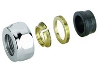 Гайка для медной трубы Carlo Poletti d15 мм x 3/4 "EK Хром (A33109BEK)