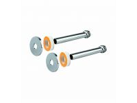 Комплект трубок Carlo Poletti d15 x 140 мм x 1/2 "С + розетки d55 мм (2 шт.) Хром (A54653B)