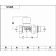 Кран отсекающий прямой Carlo Poletti Хром d1 / 2 "FIRST (V140810CB)