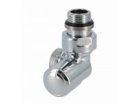 Кран отсекающий трехосный Carlo Poletti Хром d1 / 2 "х 24-19 DX (правый) FIRST CORNER (V174211CBDX)