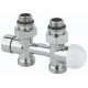 Вузол термостатичний Carlo Poletti FIRST PIASTRE ХРОМ прямий d1/2" З x 3/4" EK 50 мм (V137512CB)