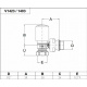 Кран-термостат угловой Carlo Poletti Хром d1 / 2 "FIRST THERMO (V142310CB)