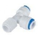 Atlas Filtri Тройник d1/4" х d1/4" (трубка) х d1/4" внешняя резьба (RE7402025)