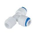 Atlas Filtri Тройник d1/4" х d1/4" (трубка) х d1/4" внешняя резьба (RE7402025)