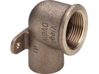 Viega GmbH Коліно настінне d18 x 1/2" В (бронза) 94472g (102210)