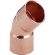Viega GmbH Коліно d22 (мідь) 2 муфти 45° 95041 (100704)