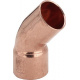 Viega GmbH Коліно d28 (мідь) 1 муфта 45° 95040 (101336)