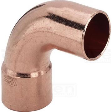 Viega GmbH Коліно d15 (мідь) 1 муфта 90° 95001a (100155)
