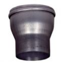 Переходник адаптер для турбированного газового котла d 60 mm – d 75 mm (гладкий конечник – раструб) (Navien)