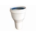 Переходник для турбированного газового котла d 60 mm – d 80 mm (гладкий конечник – раструб)