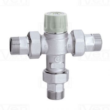 Термостатический клапан Caleffi d3/4" защита от ожога и с настройкой 30-50 °C (521713)