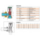 Кран BIANCHI 403T Кран радіаторний d1/2" угловой (56010404)