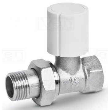 Кран BIANCHI 403T Кран радіаторний d1/2" прямий (56020404)