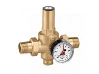 Редуктор давления воды Caleffi с "американками" Ø1/2" Max. 25 bar 0,5÷6 bar 80°C (536040)