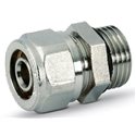 Переходник (гайка) Ø16 x 1/2" С РАЗБОРНЫЙ с резиновым кольцом Idrosanitaria Bonomi (38911604)