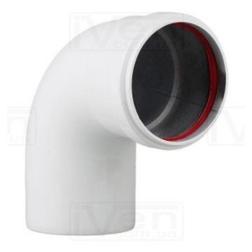 Колено d80mm 90 град. AL