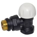 Термоклапан кутовий Carlo Poletti Srl BLACK MATTE d1/2" FIRST THERMO (V141310EFS9005O)