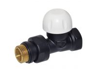 Термоклапан прямой Carlo Poletti Srl BLACK MATTE d1/2" FIRST THERMO (V141710EFS9005O)