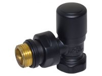 Кран отсекающий угловой Carlo Poletti BLACK MATTE d1/2" FIRST (V140410EFS9005O)