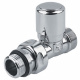 Кран отсекающий прямой Carlo Poletti Хром d1/2" х 24-19 FIRST (V140611CB)