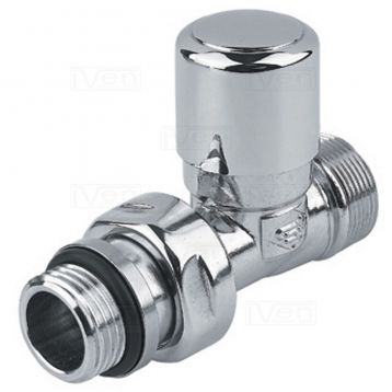 Кран отсекающий прямой Carlo Poletti Хром d1/2" х 24-19 FIRST (V140611CB)