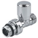 Кран отсекающий прямой Carlo Poletti Хром d1/2" х 24-19 FIRST (V140611CB)