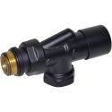 Кран відсікаючий реверсивний Carlo Poletti BLACK MATTE d1/2" FIRST REVERSA (V19910EFS9005O)