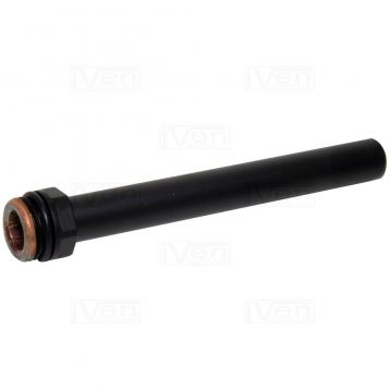 Трубка для подсоединения сантехприборов Carlo Poletti d1/2"x d15 L 140 мм BLACK MATTE (A42700E9005O)