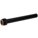 Трубка для подсоединения сантехприборов Carlo Poletti d1/2"x d15 L 140 мм BLACK MATTE (A42700E9005O)