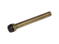 Трубка для подсоединения сантехприборов Carlo Poletti d1/2"x d15 L 140 мм BRUSH BRONZE (A42700M)