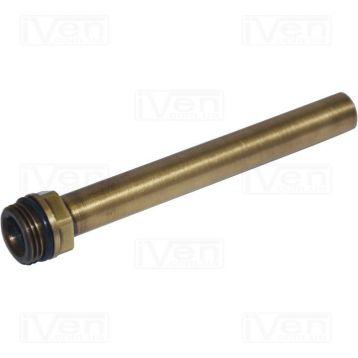 Трубка для подсоединения сантехприборов Carlo Poletti d1/2"x d15 L 140 мм BRUSH BRONZE (A42700M)