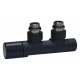 Вузол термостатичний Carlo Poletti TWIN THERMO ХРОМ кут. ЛІВИЙ d1/2" З x 3/4" EK 50 мм (V42110EE9005OSX)