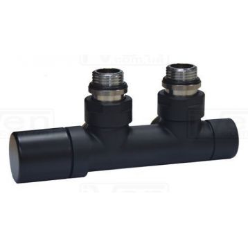 Вузол термостатичний Carlo Poletti TWIN THERMO ХРОМ кут. ЛІВИЙ d1/2" З x 3/4" EK 50 мм (V42110EE9005OSX)