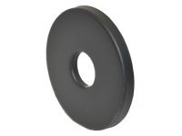 Накладка декоративная Carlo Poletti (латунь) d55 x 15 мм BLACK MATTE "MINIMALIST" (A56804EFS9005O)