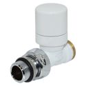 Кран-термостат прямой Carlo Poletti Белый d1/2" х 24-19 FIRST THERMO (V142511E)