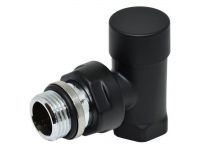 Кран отсекающий угловой Carlo Poletti BLACK MATTE d1/2" COMPACT (V150410EE9005O / EFS)