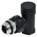 Кран отсекающий угловой Carlo Poletti BLACK MATTE d1/2" COMPACT (V150410EE9005O / EFS)