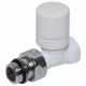 Кран-термостат прямой Carlo Poletti БЕЛЫЙ d1/2" FIRST THERMO (V142710E)
