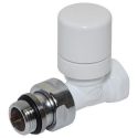 Кран-термостат прямой Carlo Poletti БЕЛЫЙ d1/2" FIRST THERMO (V142710E)