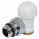 Термоклапан угловой Carlo Poletti Белый Ø1/2" х 24-19 FIRST THERMO (V141111E)