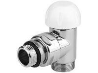 Термоклапан угловой Carlo Poletti ХРОМ d1/2" х 24-19 CYLINDER THERMO (V31111B)