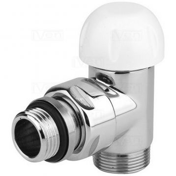 Термоклапан кутовий Carlo Poletti Srl ХРОМ d1/2" х 24-19 CYLINDER THERMO (V31111B)