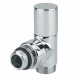 Кран радиаторный вентильный угловой Carlo Poletti Хром d1/2" х 24-19 CYLINDER (V30111B)