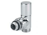 Кран радиаторный вентильный угловой Carlo Poletti Хром d1/2" х 24-19 CYLINDER (V30111B)